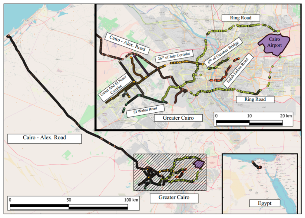 Data collection design in the Greater Cairo Region (GCR)